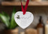 Lurcher Walk Beside Us Ceramic Heart